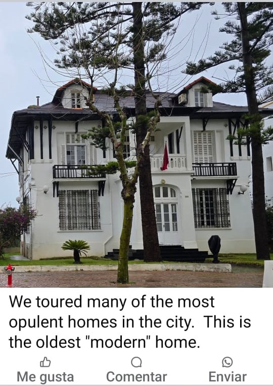 Customer sharing experience touring historic opulent homes in Tangier