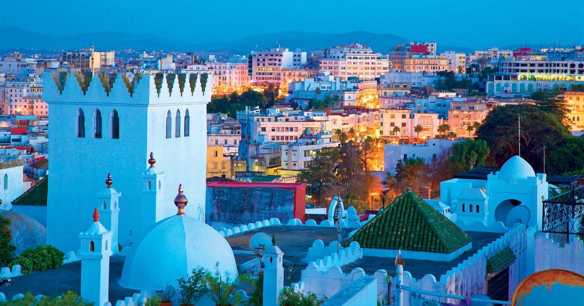 Tangier medina at blue hour
